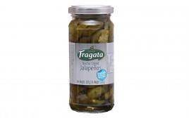 Fragata Nacho Sliced Jalapeños   Glass Jar  220 grams